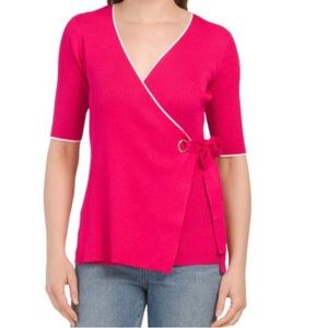 Select + Trend Women’s Rosie Wrap Knit Top Size M